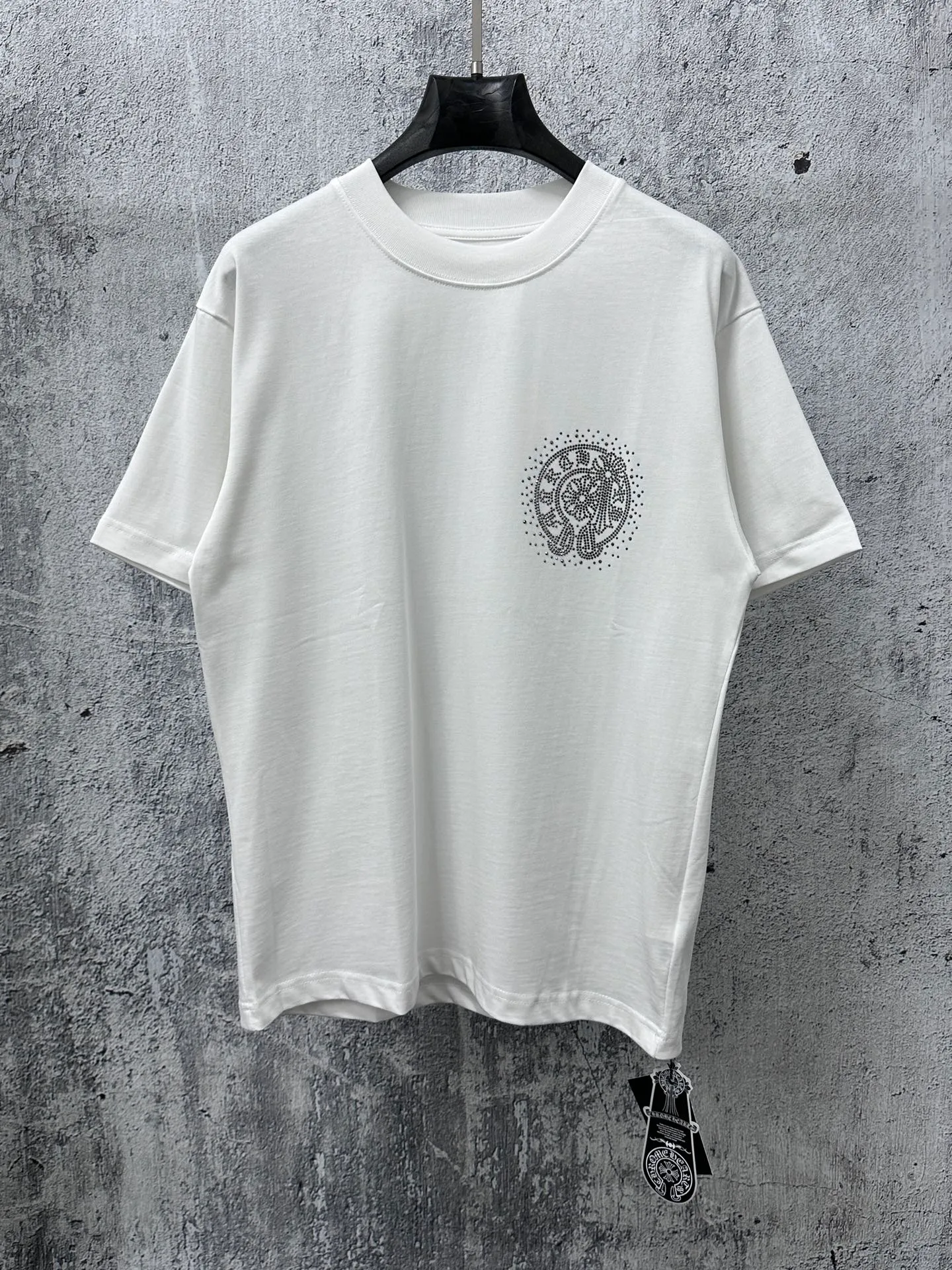 ￼ 【Chrome Hearts】 T Same Style T Versatile : White Size：XS-L